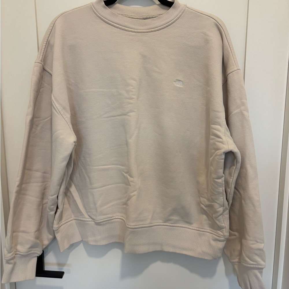 The North Face Men's Beige Crewneck Sweater